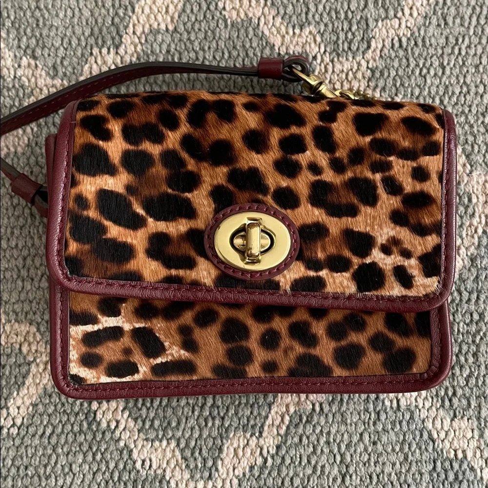 COACH Pony Hair & Leather Crossbody Bag